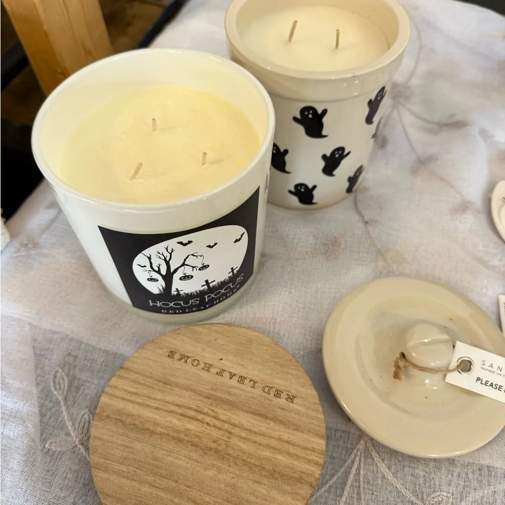 Set of TWO Halloween candles bundle NEW